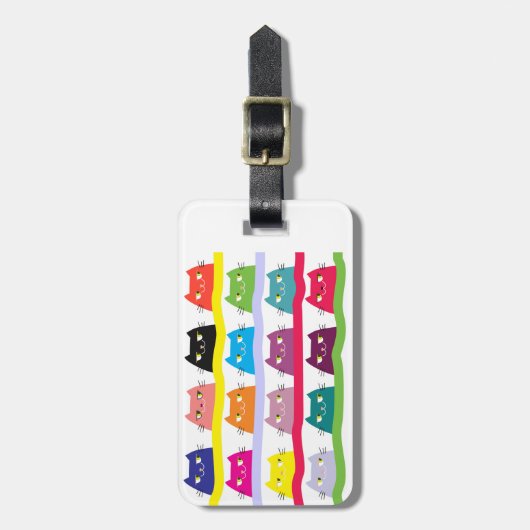 可愛おもしろいい ラゲッジタグ (正面縦)