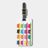 可愛おもしろいい ラゲッジタグ (正面縦)