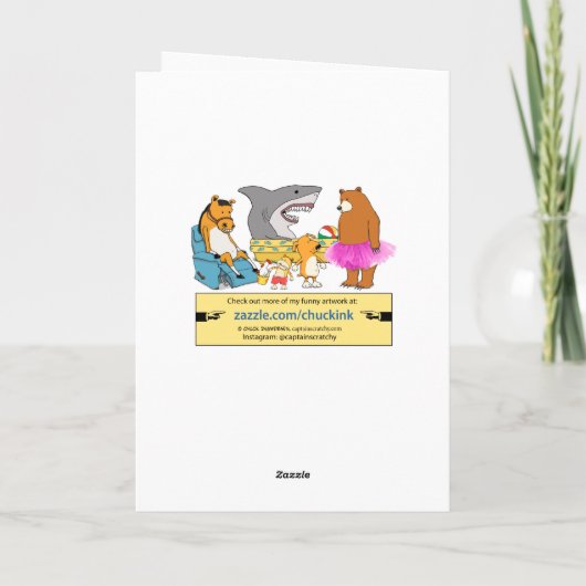 可愛おもしろいくて興奮した犬と不機嫌な猫誕生日 カード (裏面)