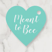 可愛お洒落いカップルの結婚こと フェイバータグ (裏面)