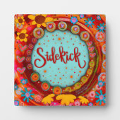 可愛お洒落いカラフルおもしろい フォトプラーク (正面)