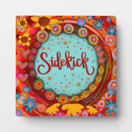 可愛お洒落いカラフルおもしろい フォトプラーク (正面)