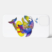 可愛お洒落いカラフルシャーク Case-Mate iPhoneケース (裏面 (横))