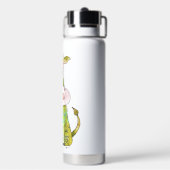 可愛お洒落いカラフル牛 ウォーターボトル (背面)