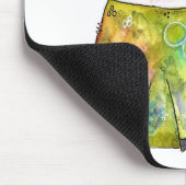 可愛お洒落いカラフル牛 マウスパッド (コーナー)