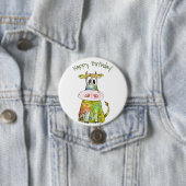 可愛お洒落いカラフル牛 缶バッジ (インサイチュ)