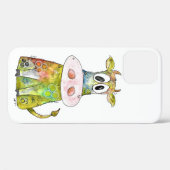 可愛お洒落いカラフル牛 Case-Mate iPhoneケース (裏面 (横))