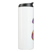 可愛お洒落いカラフル猫 タンブラー (回転左)