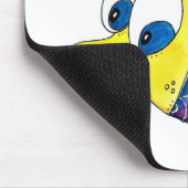 可愛お洒落いカラフル魚 マウスパッド (コーナー)