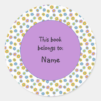 可愛お洒落いカラフル ラウンドシール