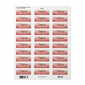 可愛お洒落いス信じクリスグラデーションテ ラベル (フルシート)