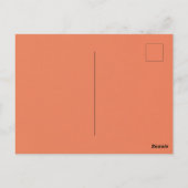 可愛お洒落いデイジーはがき – よくはしゃぐフローラアート ポストカード (裏面)