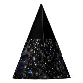 可愛お洒落いハロウィン黒猫 パーティーハット (裏面)