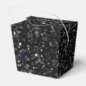 可愛お洒落いハロウィン黒猫 フェイバーボックス (裏面サイド)