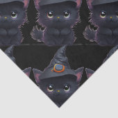 可愛お洒落いハロウィン黒猫 薄葉紙 (詳細)