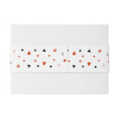 可愛お洒落いフランスのブルドッグ結婚文房具 招待状ベリーバンド (裏面例)