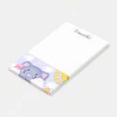 可愛お洒落い太陽に照らされた猫と冬の山 ポストイット (アングル)