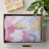 可愛お洒落い太陽に照らされた猫と冬の山 薄葉紙 (ギフト)