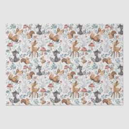 可愛お洒落い水彩木版動物愛護 薄葉紙