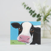 可愛お洒落い白黒はがき ポストカード (スタンド正面)