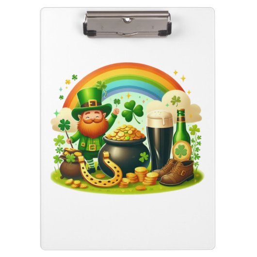 可愛お洒落い聖パトリックの日 クリップボード (正面)