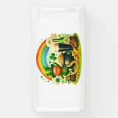 可愛お洒落い聖パトリックの日 横断幕 (縦)