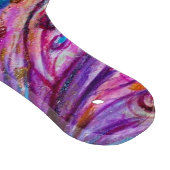 可愛お洒落い花の妖精ピンク、金ゴールドのキラキラ カッティングボード (角)