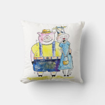 可愛お洒落い豚と牛