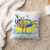 可愛お洒落い鳥の浮き上がり クッション (ブランケット)