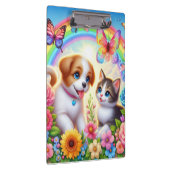 可愛お洒落い/子犬/子猫 クリップボード (右)