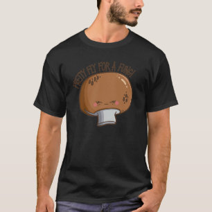 可愛かわいらしいキノコを求めて飛ぶ Tシャツ
