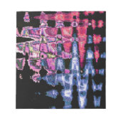 可愛かわいらしい水彩模様 ノートパッド (正面)