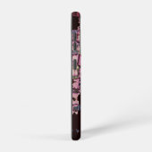 可愛かわいらしい紫の灰灰色と黒の水色 SAMSUNG GALAXYケース (右側面)