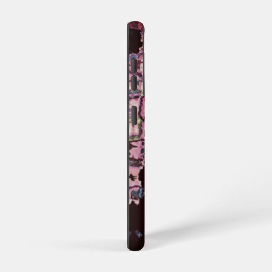 可愛かわいらしい紫の灰灰色と黒の水色 SAMSUNG GALAXYケース (右側面)