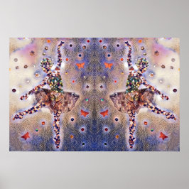 可愛かわいらしい紫色の小さなダンサー ポスター