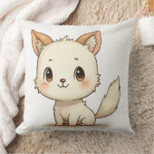 可愛かわいらしくて可愛い子犬 クッション (ブランケット)