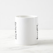 可愛がりすぎた猫の面白いマグカップ コーヒーマグカップ (中央)
