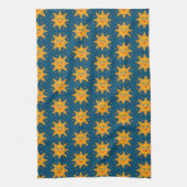 可愛きらめくいサンズ魅力的柄 キッチンタオル