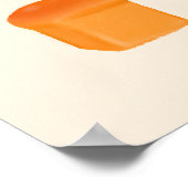 可愛くてふんわりとした転がパンと動物ベーカリー ポスター (角)