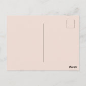 可愛くてシャギーな高地の牛の教室バレンタイン ポストカード (裏面)