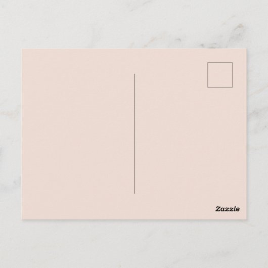 可愛くてシャギーな高地の牛の教室バレンタイン ポストカード (裏面)