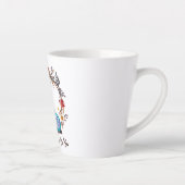 可愛くてプニーな魔女猫 カフェラテマグ (右)
