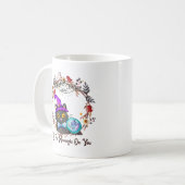 可愛くてプニーな魔女猫 コーヒーマグカップ (正面左)