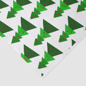 可愛くてホメイなミニマリストのクリスマスツリーパターン 薄葉紙 (詳細)