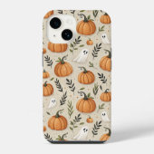 可愛くてホラーな秋のスマホケース iPhoneケース (裏面)