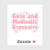 可愛くて医学的に高価な慢性疾患 シール (シート)