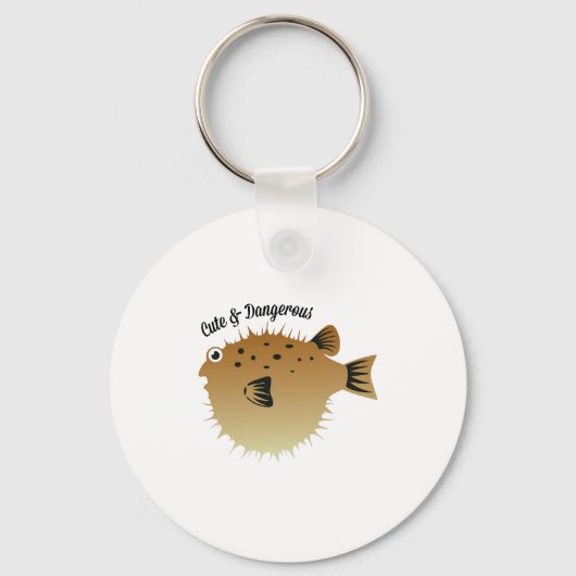 可愛くて危険 キーホルダー (正面)