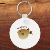 可愛くて危険 キーホルダー (正面)