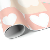 可愛くて可愛いハートイベント包装紙 ラッピングペーパー (ロールコーナー)