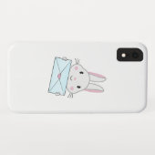 可愛くて可愛いバニーがラブレターを持っている Case-Mate iPhoneケース (裏面(横))